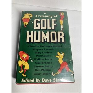 A Treasury Of Golf Humor‎ Edited by Dave Stanley Lantern Press c. 1949 Vintage